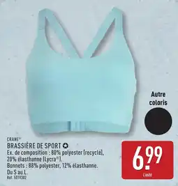 ALDI Crane brassière de sport offre