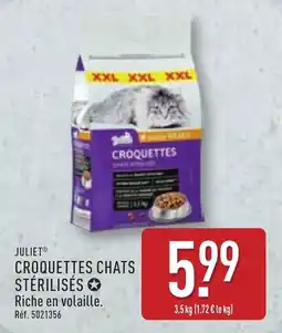 ALDI Juliet croquettes chats stérilisés offre
