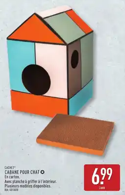 ALDI Cachet cabane pour chat offre