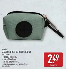 ALDI Roméo accessoires de dressage offre