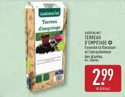 ALDI Gardenline terreau d'empotage offre