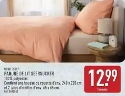 ALDI Novitesse parure de lit seersucker offre