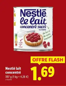 Lidl Nestlé lait concentré sucré offre