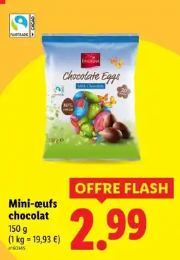 Lidl Favorina mini-œufs chocolat offre