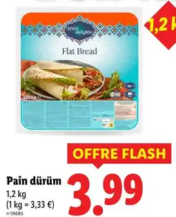 Lidl Flat bread pain dürüm offre