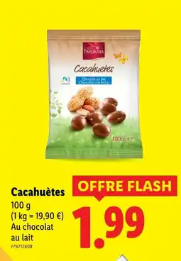 Lidl Favorina cacahuètes offre