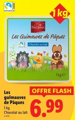 Lidl Favorina les guimauves de pâques offre