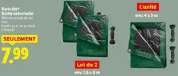 Lidl Parkside bâche universelle offre