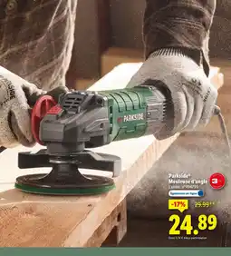 Lidl Parkside meuleuse d’angle offre