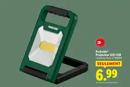 Lidl Parkside projecteur led cob offre