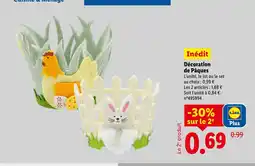 Lidl Décoration de pâques offre