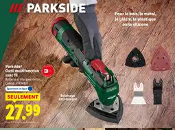 Lidl Parkside outil multifonction sans fil offre