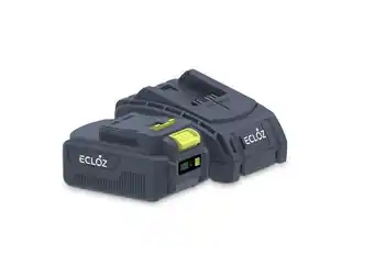 Ecloz kit batterie 4 ah + chargeur 20 v