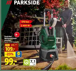 Lidl Parkside nettoyeur haute pression offre