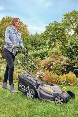 Gamm vert Ecloz tondeuse à batterie poussée e-33td offre