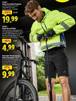 Lidl Crivit veste réversible premium offre