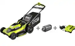 Gamm vert Tondeuse à batterie tractée ry36lmxsp53b-160 offre