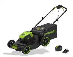 Gamm vert Tondeuse à batterie tractée gd48lm46spiik4 offre