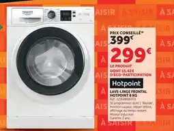 Hyper U Hotpoint lave-linge frontal 8 kg offre