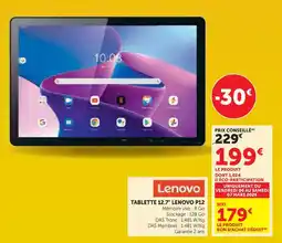 Hyper U Lenovo tablette 12.7 p12 offre