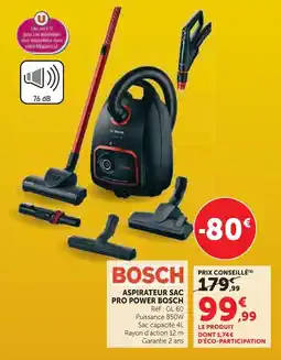 Hyper U Bosch aspirateur sac pro power offre
