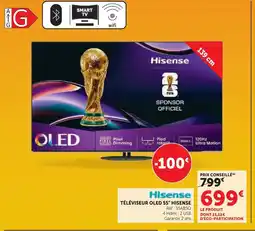 Hyper U Hisense téléviseur oled 55 offre