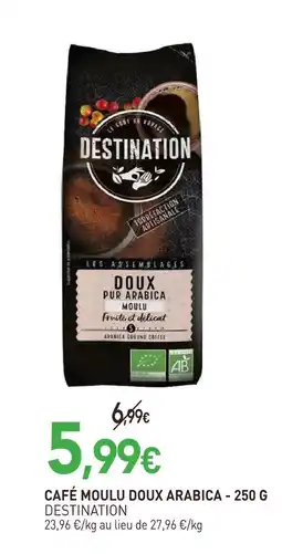 naturéO Destination café moulu doux arabica - 250 g offre