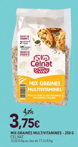 naturéO Celnat mix graines multivitamines offre