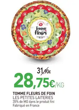 naturéO Les petites laiteries tomme fleurs de foin offre