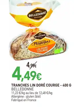 naturéO Belledonne tranches lin doré courge offre