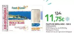 naturéO Food4good filets de merlu msc offre