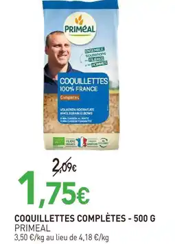 naturéO Primeal coquillettes complètes - 500 g offre