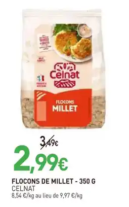 naturéO Celnat flocons de millet offre