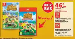 Hyper U Nintendo switch animal crossing:new horizons jeu offre