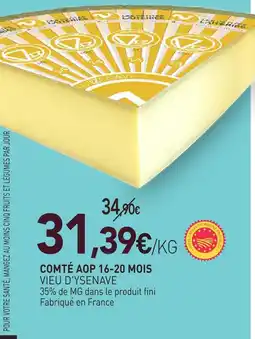 naturéO Comté aop 16-20 mois offre