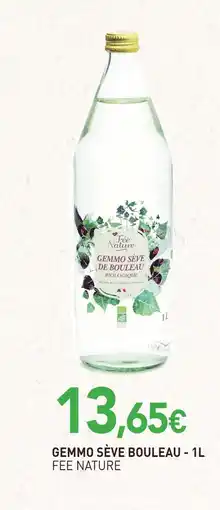 naturéO Fee nature gemmo sève bouleau - 1l offre