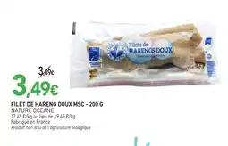 naturéO Nature oceane filet de hareng doux msc offre