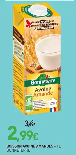 naturéO Bonneterre boisson avoine amandes - 1l offre
