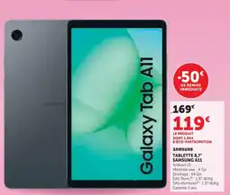 Super U Samsung tablette 8,7 samsung a11 offre