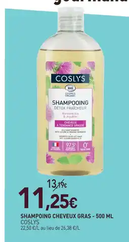 naturéO Coslys shampoing cheveux gras offre