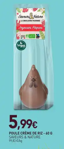 naturéO Saveurs & nature poule crème de riz offre