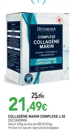 naturéO Dietaroma collagène marin complexe x 20 offre