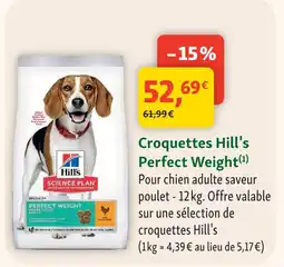Maxi Zoo Hill's croquettes perfect weight offre