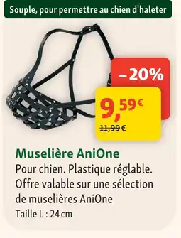Maxi Zoo Anione muselière offre