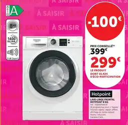 Super U Hotpoint lave-linge frontal 8 kg offre