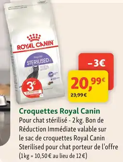 Maxi Zoo Royal canin croquettes offre
