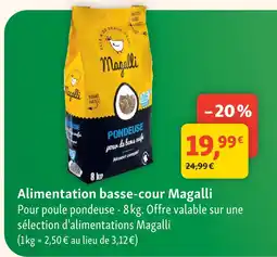 Maxi Zoo Magalli alimentation basse-cour offre