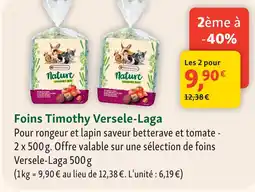 Maxi Zoo Versele-laga foins timothy nature offre