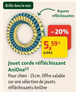 Maxi Zoo Anione jouet corde réfléchissant offre