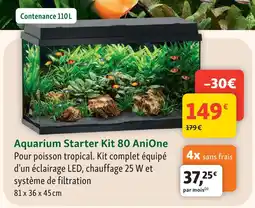 Maxi Zoo Anione aquarium starter kit 80 offre